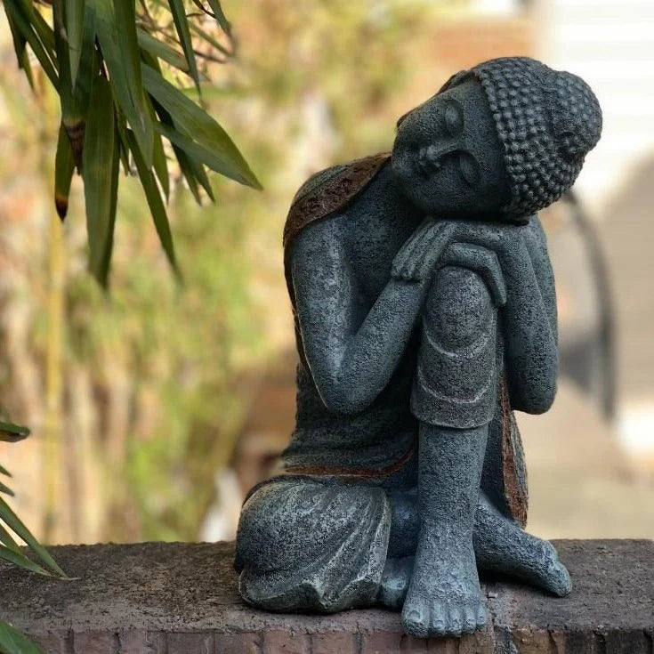 Statue Bouddha Extérieur Résine